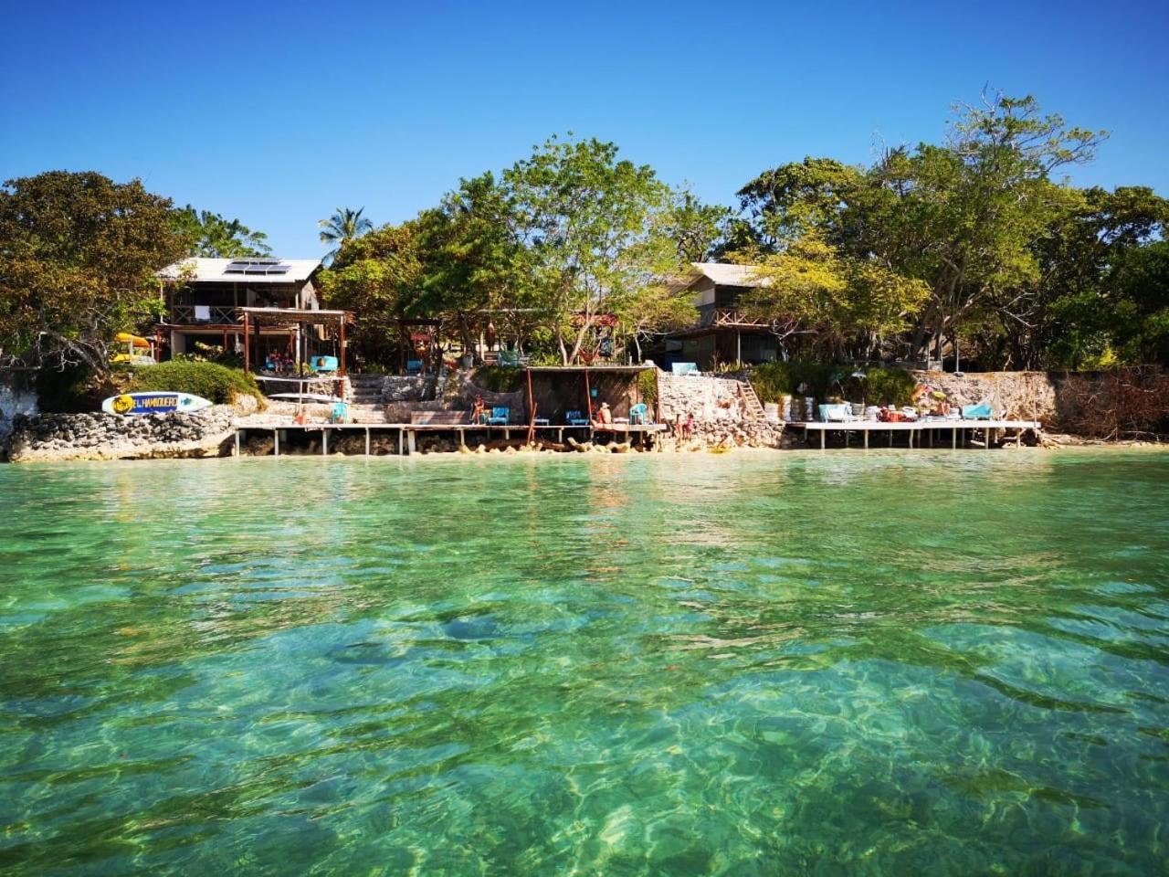 El Hamaquero Hostal Econativo Isla Grande  Luaran gambar