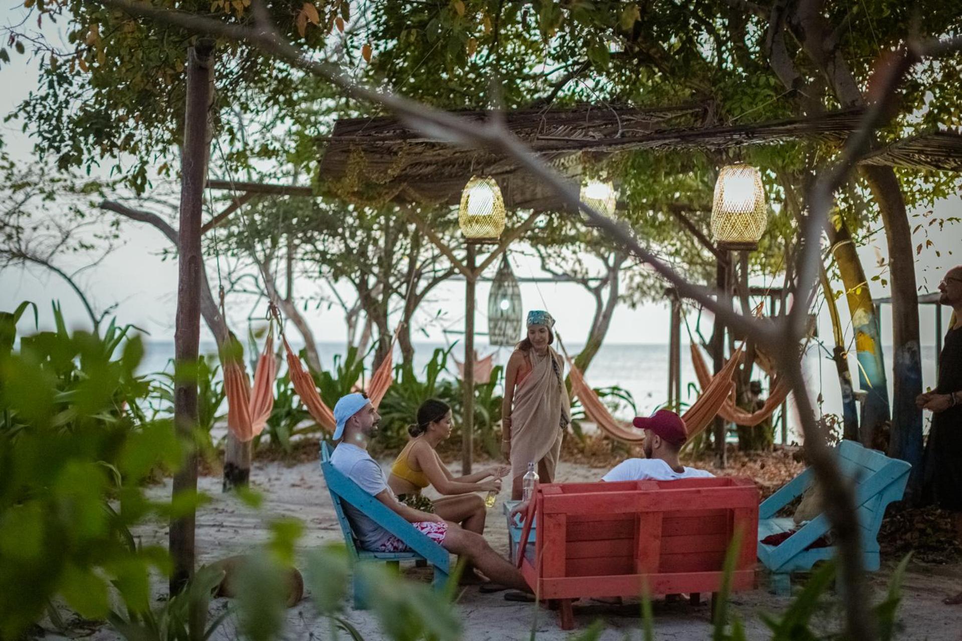 El Hamaquero Hostal Econativo Isla Grande  Luaran gambar